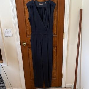 Rebecca Taylor Deep Blue Sleeveless Jumpsuit